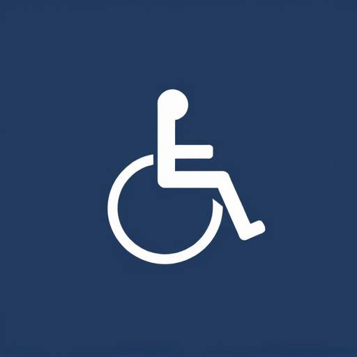 Icon depicting a wheelchair, indicating accessibility for wheelchair users.